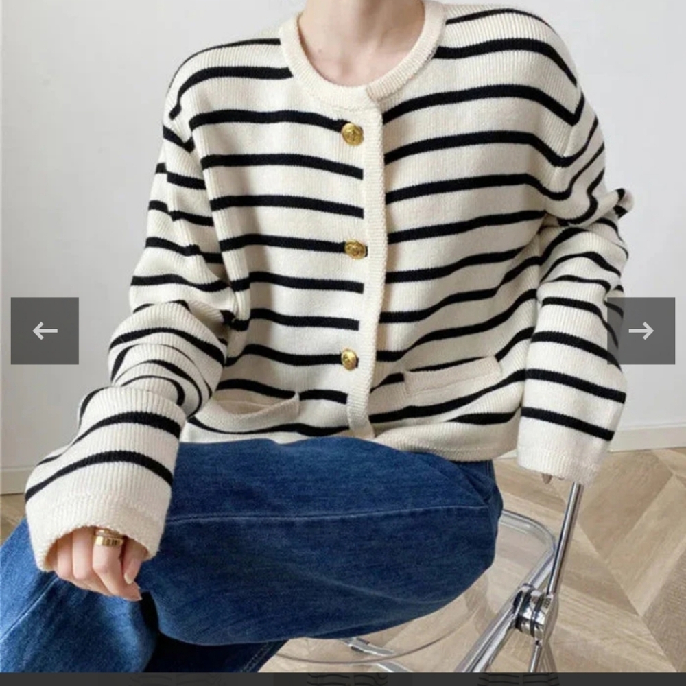 Striped Cardigan - Picture 4 of 4